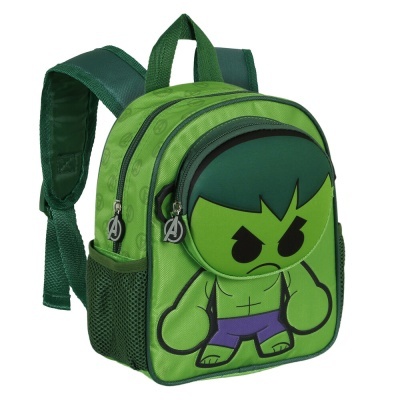 Mochila Pré-Escolar Hulk Avengers Marvel  28cm