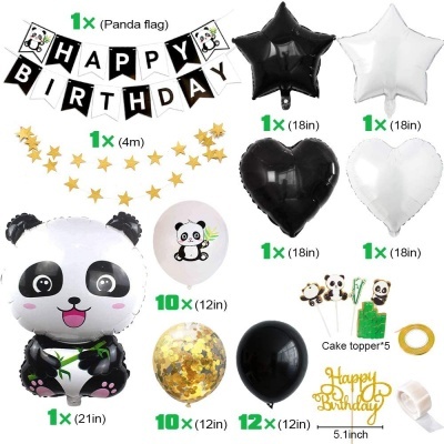 Kit aniversário Urso Panda
