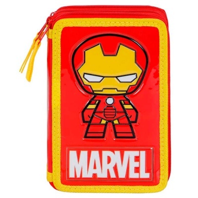 Estojo com material Iron Man Marvel