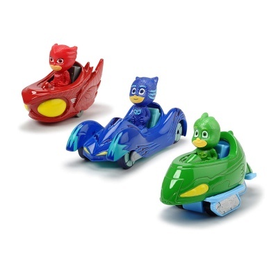PJ Masks - Set 3 veículos de metal