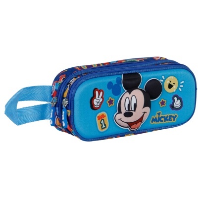 Porta-lápis 3D Blissy Mickey Disney duplo