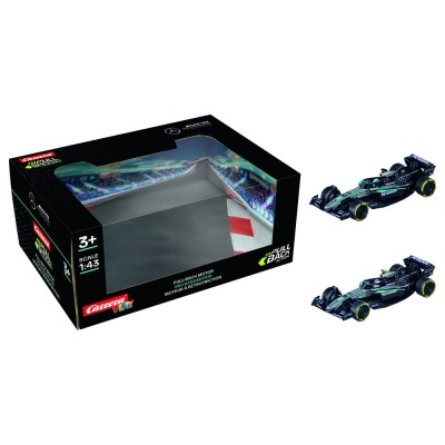 Blister 2 carros F1 Mercedes AMG Petronas Twinpack pull back