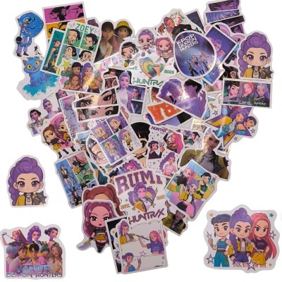 Autocolantes adesivos guerreiras Kpop inspiração Huntrix