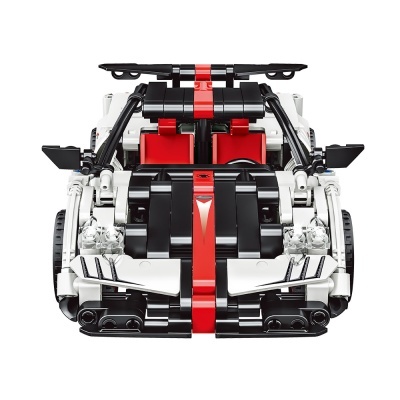 GIROS ENCAIXES 8+ TECHNIC RACING CAR PULLBACK BRANCO