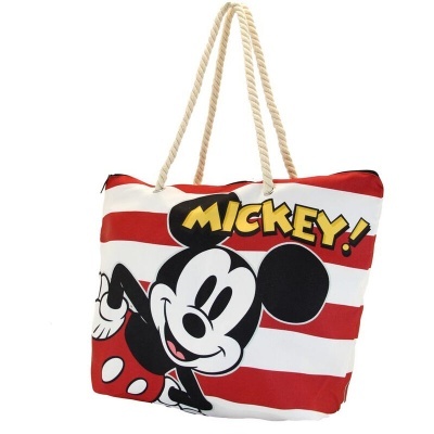 Saco de Praia Beach Stripes Mickey Disney