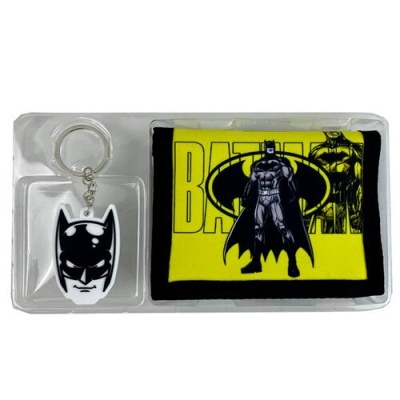 Set carteira + porta-chaves Batman DC Comics