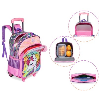 Pack Trolley Escolar Unicorn