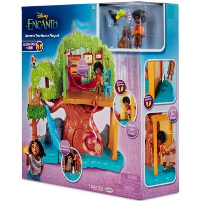 Conjunto de brincar Disney Encanto Antonio Tree House Playset com casa de árvore e figuras