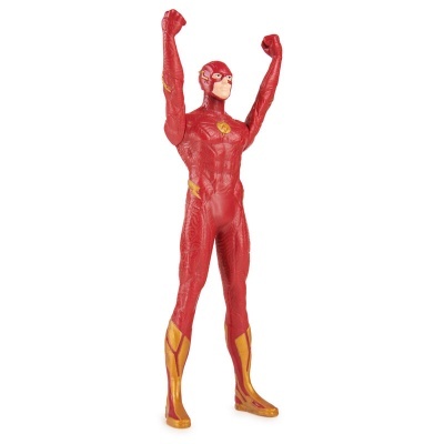 Figura de ação do Flash em pose com braços levantados
