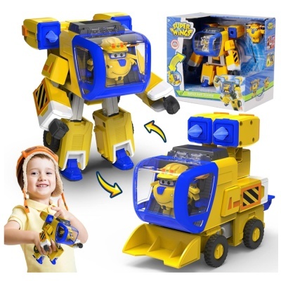Super Wings Donnie Transforming Supercharged & Mini Magnetic Super Pet