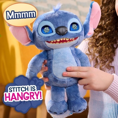 Stitch Peluche interativo Many Moods - olhos lcd - 50 sons