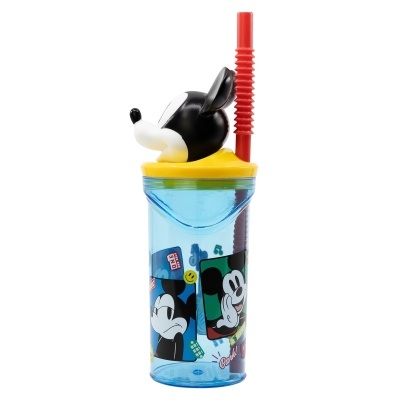 Copo de Plástico Figura Mickey 3D de 360 ml