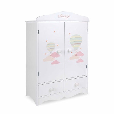 FIRENZE ARMÁRIO COM 2 GAVETAS + 5 CRUZETAS 61 CM