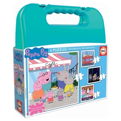 Puzzle Progresivo Peppa Pig 6-9-12-16pcs
