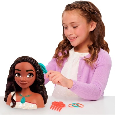 Busto penteados Vaiana 2 Disney