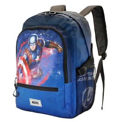 Mochila Escolar Full Capitan America Marvel 44cm
