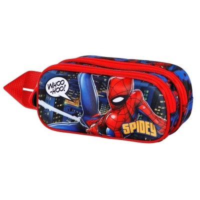 Porta-lápis 3D Mighty Spiderman Marvel duplo