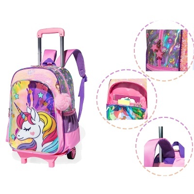 Pack Trolley Escolar Unicorn