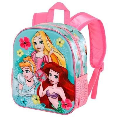 Mochila 3D Pré-Escolar Adorable Princesas Disney