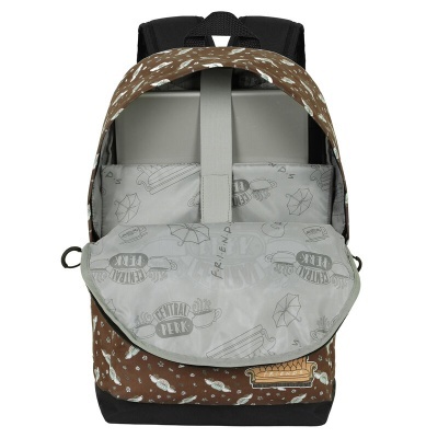 Mochila Escolar Central Perk Friends 100th Anniversary 41cm