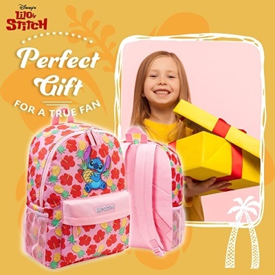 Mochila Escolar Stitch Fruits