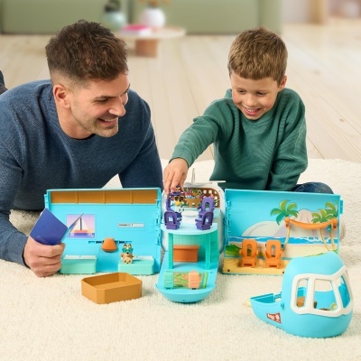 Bluey - Avião 3 em 1 - Bluey e Bingo