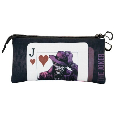 Porta-lápis Crazy Joker DC Comics triplo