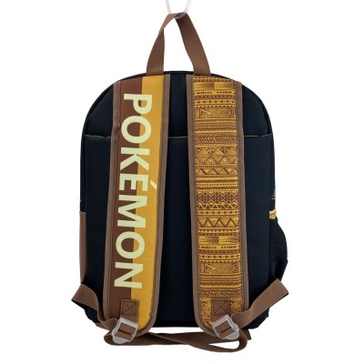 Mochila Escolar Eevee Pokemon adaptável 40cm