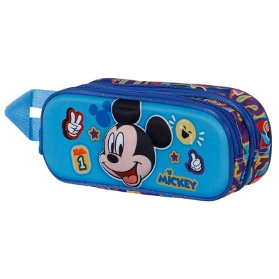 Porta-lápis 3D Blissy Mickey Disney duplo