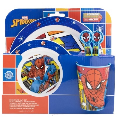 Conjunto de Refeição 5 peças Spiderman