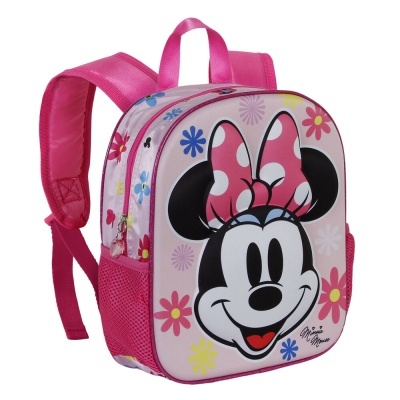 Mochila 3D Floral Minnie Disney 31cm