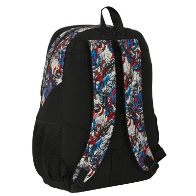 Mochila Escolar Forever Avengers Marvel 44cm adaptável