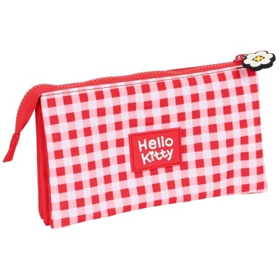 Porta-lápis Spring Hello Kitty triplo