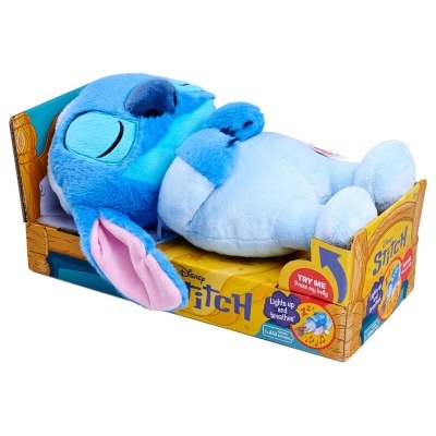 Peluche Stitch Dormilon Disney 31cm som