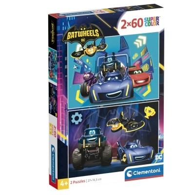 Puzzle Batwheels DC Comics 2x60pcs