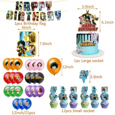 Kit aniversário My Hero Academia