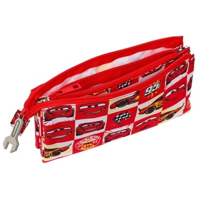 Porta-lápis Lets Race Cars Disney Pixar triplo