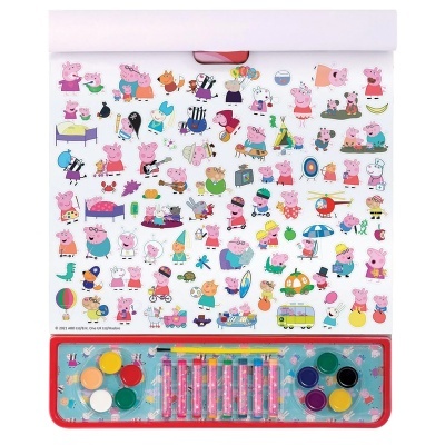 Mega Bloco Atividades Peppa Pig 4 em 1