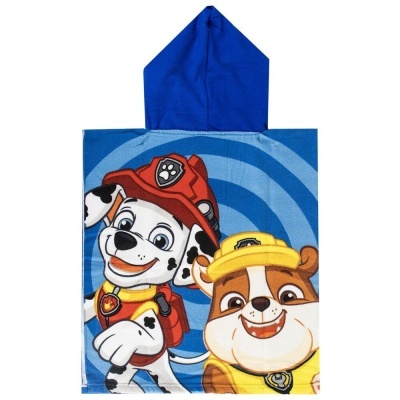 Poncho Toalha Patrulha Pata Paw Patrol microfibra