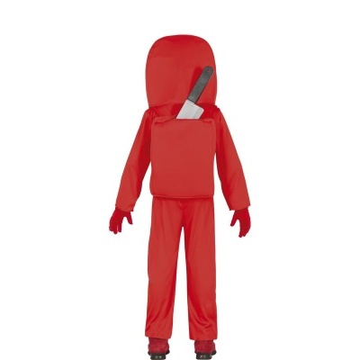 Fantasia de Among Usg Kids Red Impostor