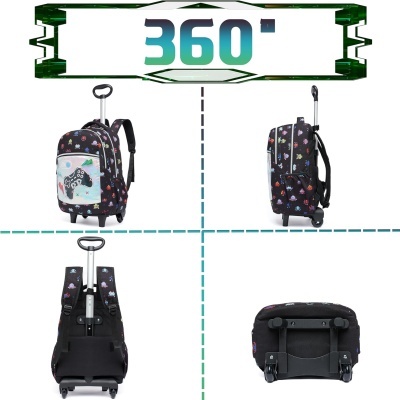 Conjunto Escolar Trolley Gamer - Trolley + lancheira + porta-lápis