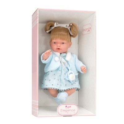 Elegance 28 Cm Yael Azul Com Som Riso