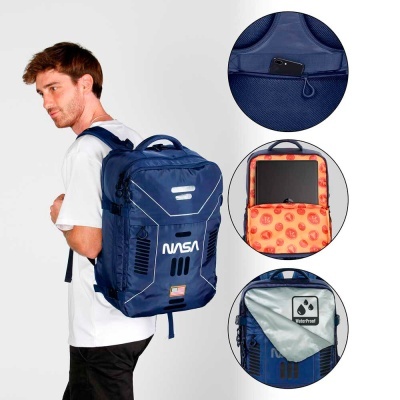 Mochila de viagem Spaceship NASA 49cm