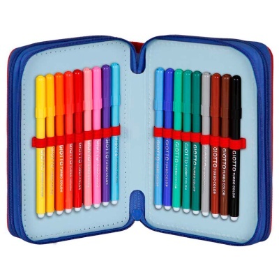 Estojo com material Capitan America Marvel