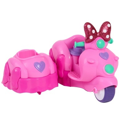 Veiculo Vespa + figura Minnie Disney