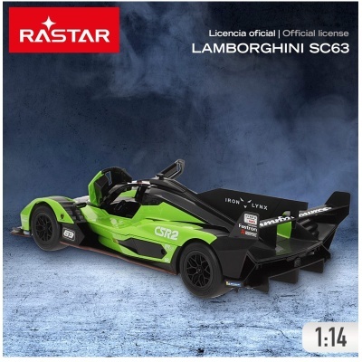 Carro Telecomandado Lamborghini SC63 LMDh 1:14