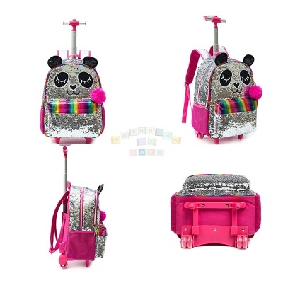 Conjunto Trolley Escolar Silver Panda