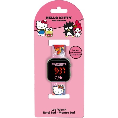 Relógio led digital Hello Kitty