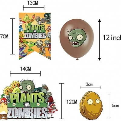 Kit aniversário Plants vs Zombies