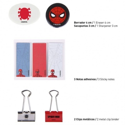 Set Papelaria Spiderman